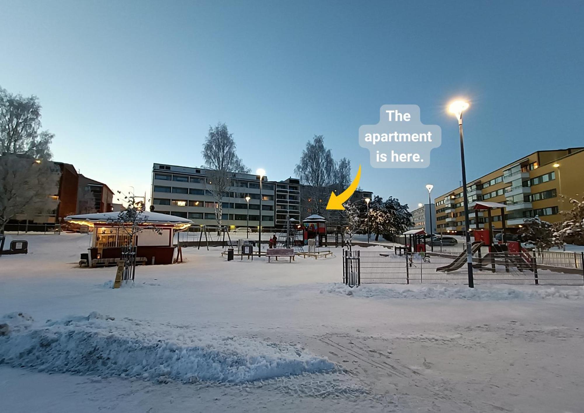 Big 88M2 Apartment In The Center Rovaniemi Esterno foto